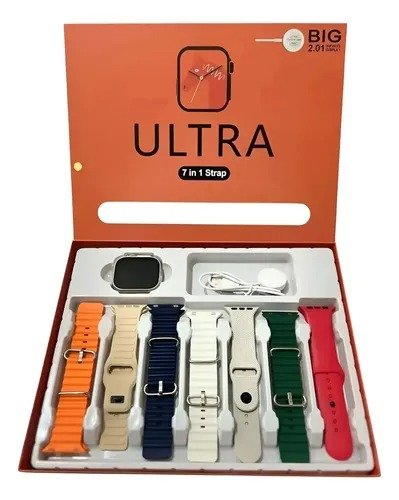 Producto - Smartwatch ultra 3 7 mallas en 1 - 0