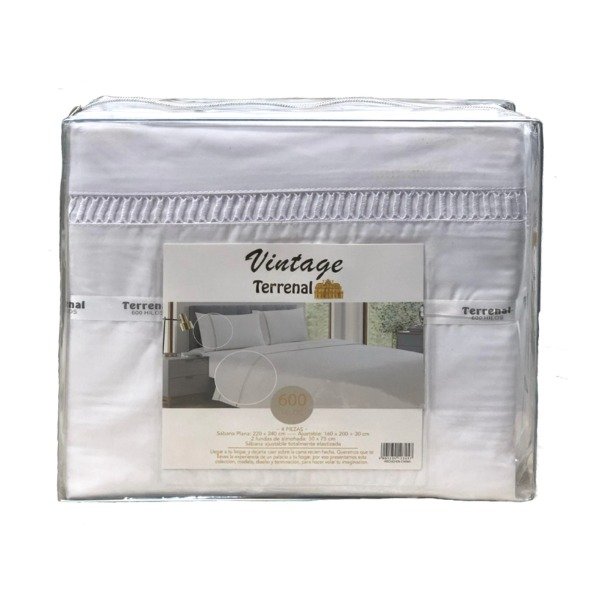 Producto - Sabanas Bamboo 600 H. Vintage Terrenal Queen