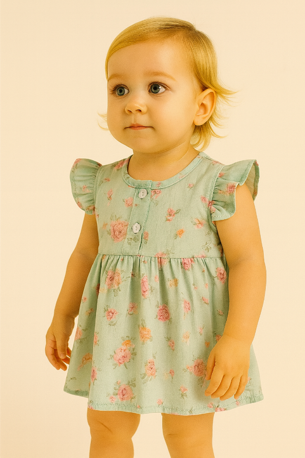 Producto - VESTIDOS ALGODÓN BEBA FLOREADOS