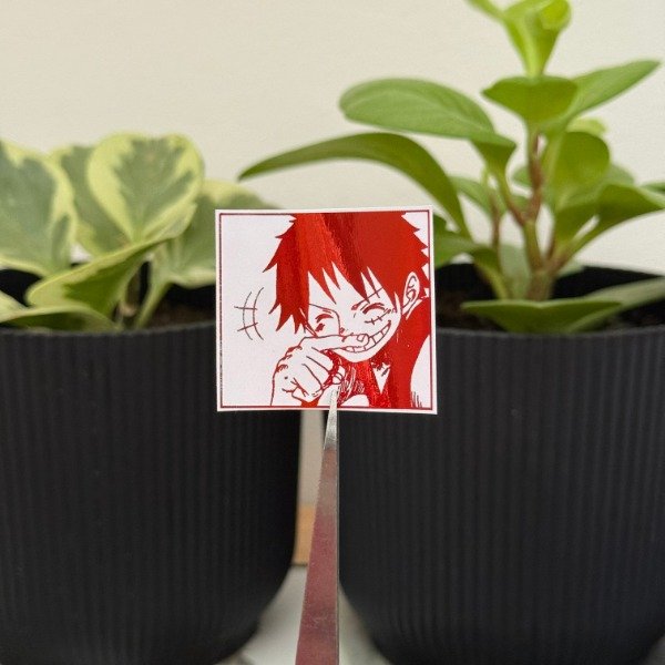 Producto - One Piece (Luffy) // Stickers foil
