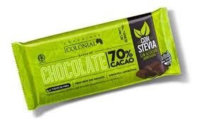 Producto - TABL. CHOCO 70 CACAO CON STEVIA X 100 GR COLONIAL