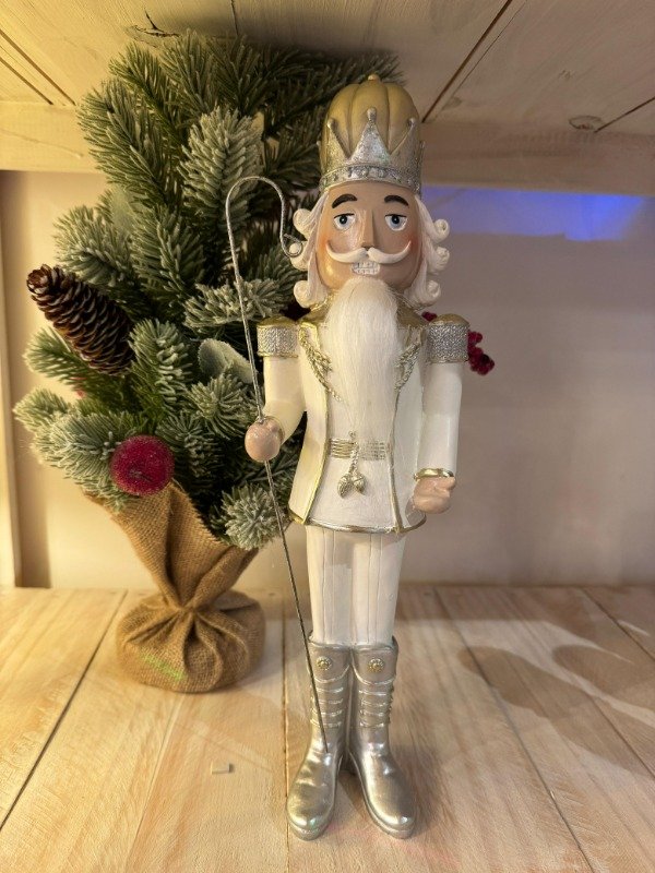 Producto - Cascanuez con bastón 27cm - Línea ORO (Efectivo: 59.120)