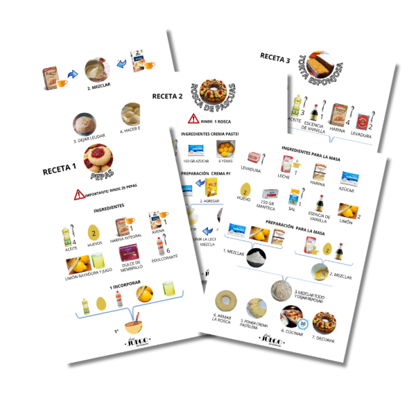 Producto - RECETAS DULCES CON PICTOGRAMAS (EN PDF)