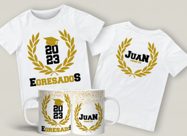 Producto - Set Remera y Taza Egresados