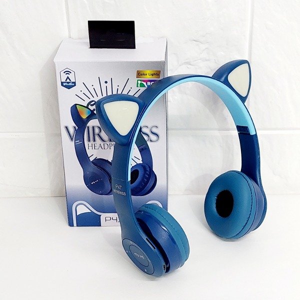 Producto - Auricular Bluetooth Gatito azul