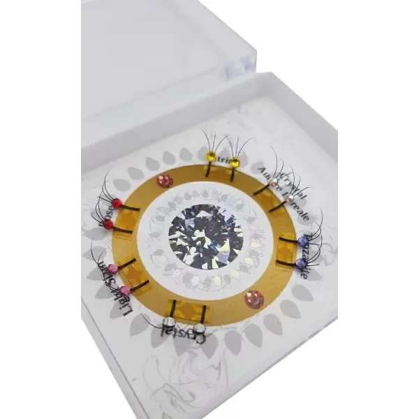 Producto - Extensiones Swarovski - Abanicos con cristales C 0.07 MIX x 6 LÍNEAS