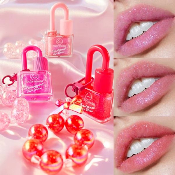 Producto - Gloss candado con llavero y pulsera