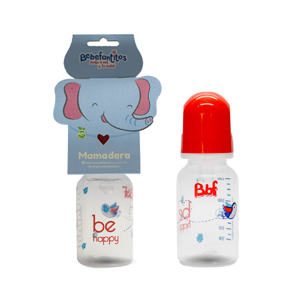 Producto - Mamadera Clasica Tetina Silicona x 140 ml Bebefantitos