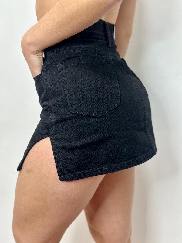 Producto - Pollera Tajo Black