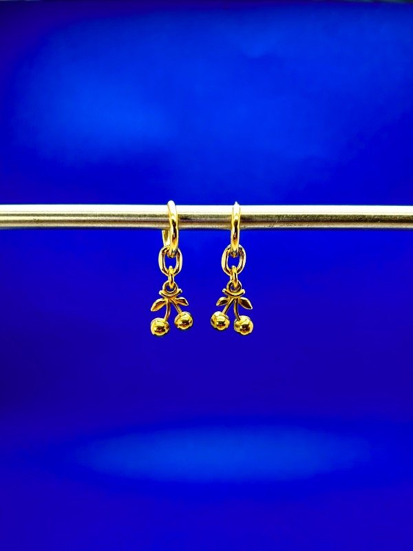 Producto - PENDANT CEREZA DORADO