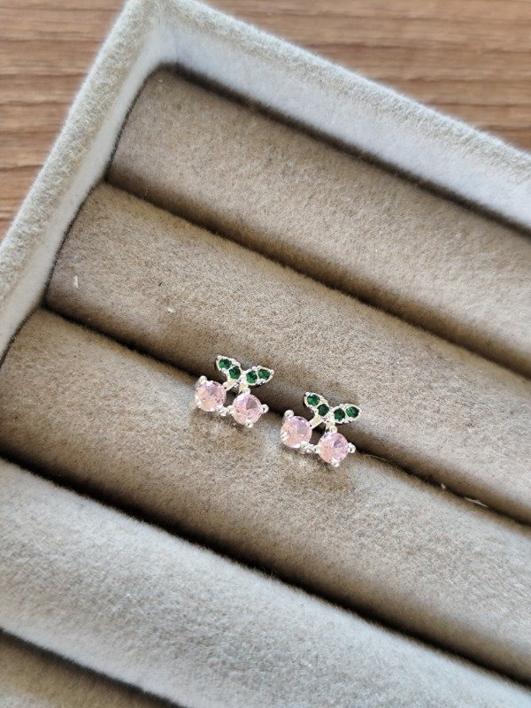 Producto - Aros cereza rosa