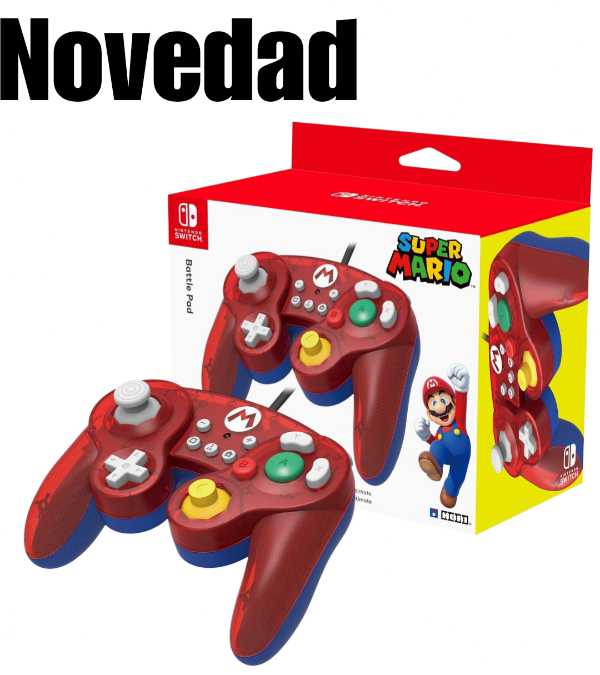 Producto - Joystick Battle Pad Style Game Cube Edicion Super Mario