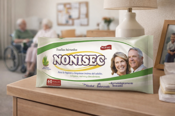 Producto - TOALLAS HÚMEDAS ADULTOS NONISEC 60 UNID.