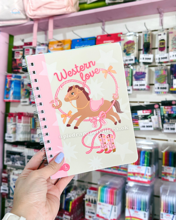 Producto - Cuaderno A5 semirigido horse