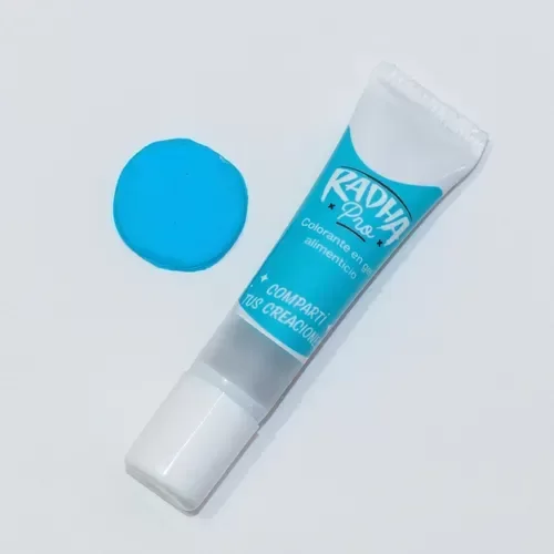 Producto - Colorante en gel celeste RADHA