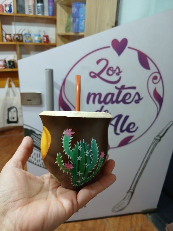 Producto - Mate de calabaza " ESPINAS" - 1