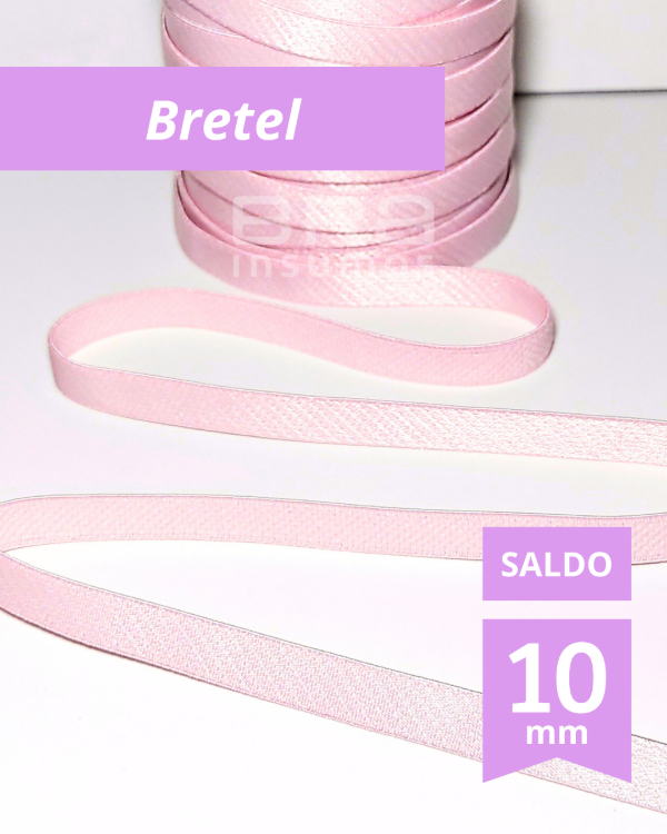 Producto - SALDOS - Bretel Papiro 10 mm (Rosa Bebé)