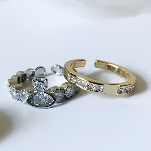 Producto - Anillos Trapnest Promise Dorado - 1