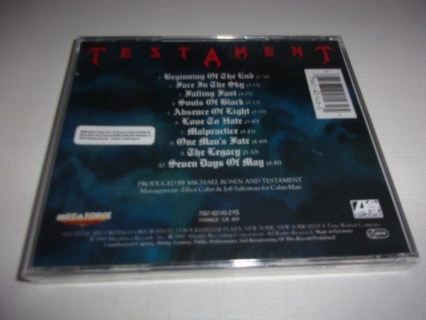 Producto - CD TESTAMENT SOULS OF BLACK NUEVO EUROPA 31C - 1