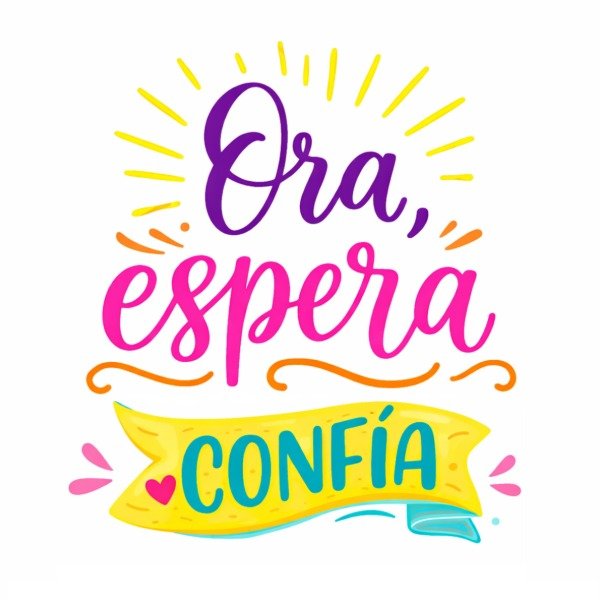 Producto - Sticker ORA, ESPERA, CONFÍA