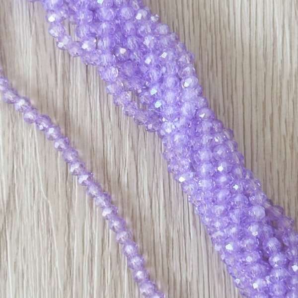 Producto - Tira de cristal Dona Lila (4mm)