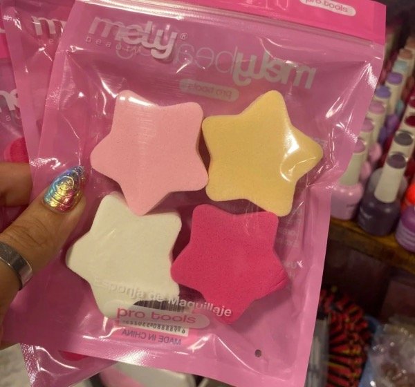 Producto - Esponja de maquillaje estrella x 4