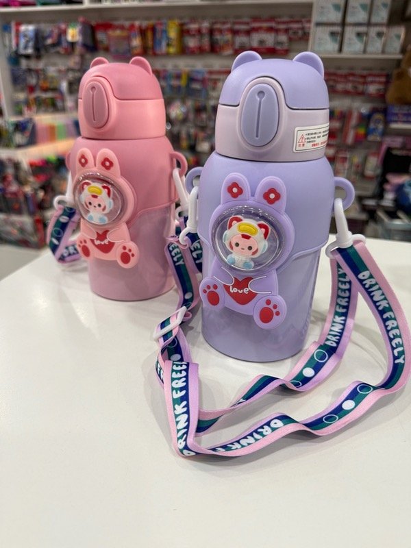 Producto - BOTELLA TÉRMICA KAWAI CON CORREA