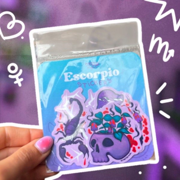 Producto - NUEVOS! Stickers Escorpio x4