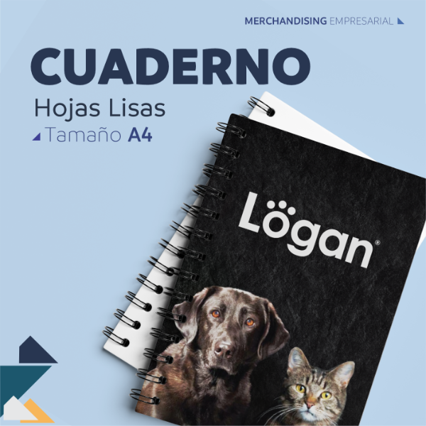Producto - Cuaderno A5 Tapa dura Hojas Lisas