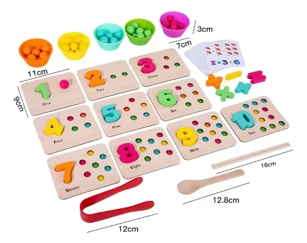 Producto - Clasificador de números y colores - 1