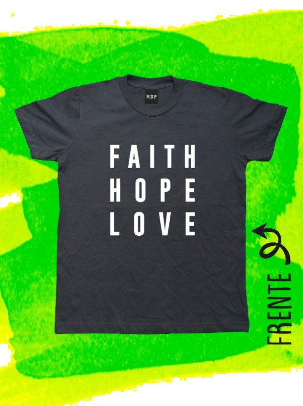 Producto - Remera FAITH HOPE LOVE