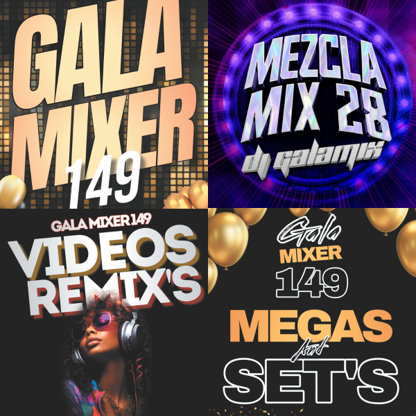 Producto - GALA MIXER 149 - 4 DVDs