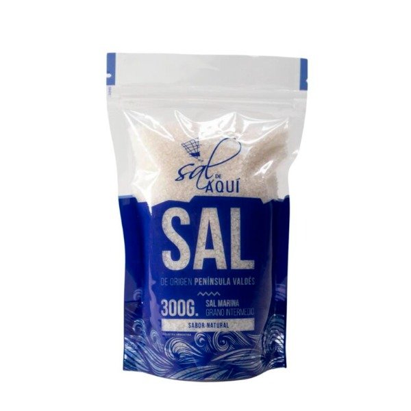 Producto - Sal Marina Peninsula Valdes x 300g SAL DE AQUI