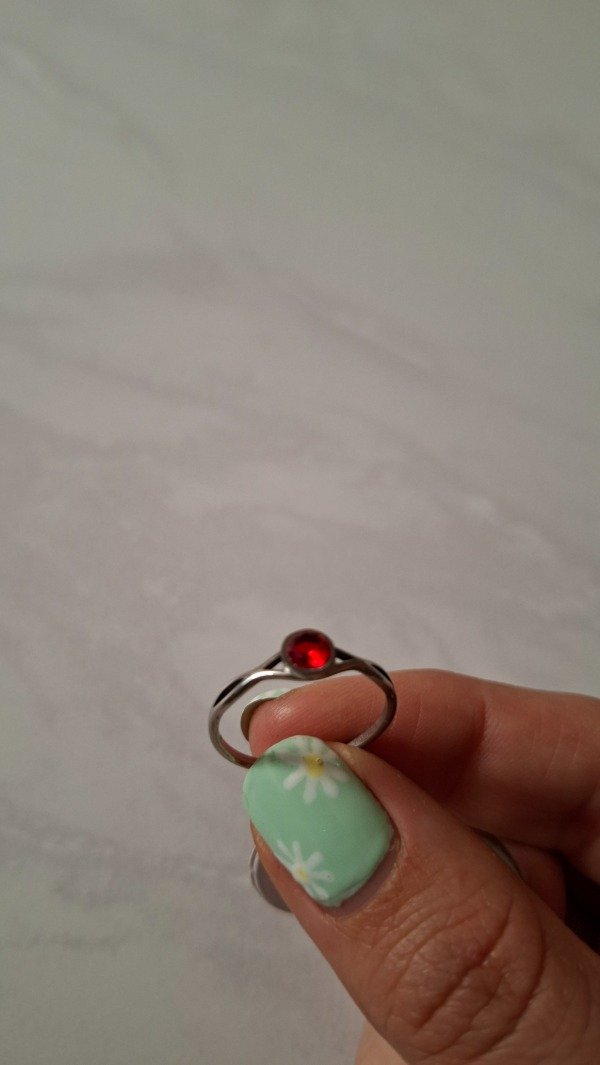 Producto - Anillo thanos rojo acero quirúrgico