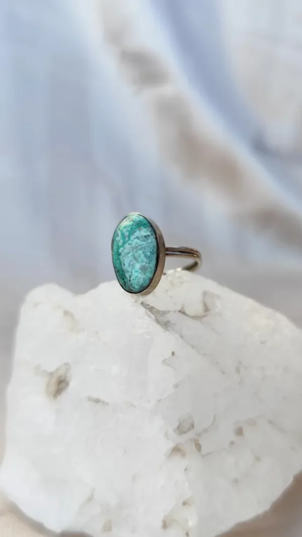 Producto - Anillo CRISOCOLA oval