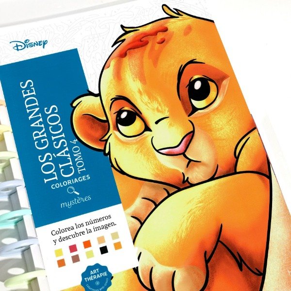 Producto - Libro para Colorear con números: Clasicos de Disney Tomo 4 - 0