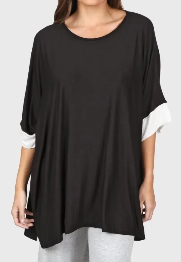 Producto - Maxi Remeron Super Oversize XXL-XXXL Tapan la cola -  Negro TRANSF 18.000