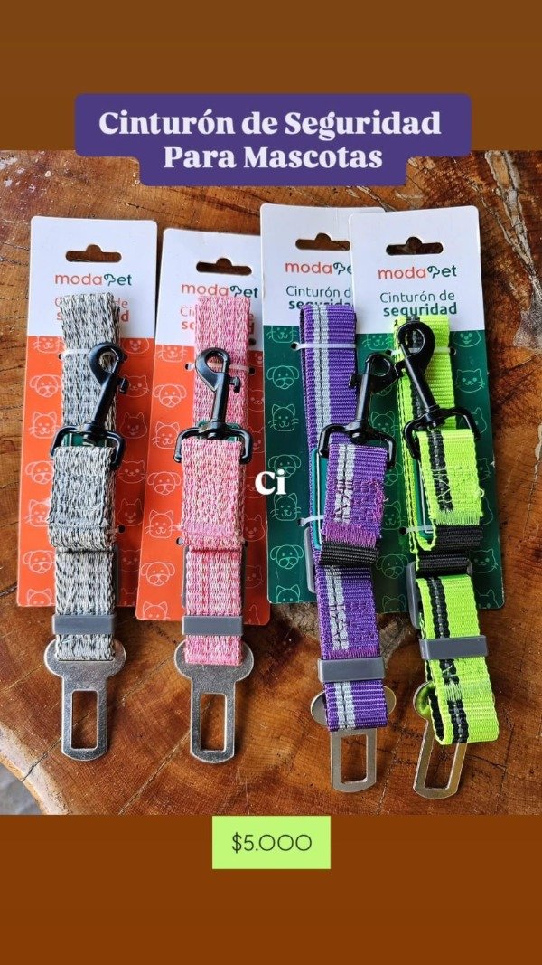 Producto - Cinturón De Seguridad Perros Autos Mascota Correa Regulable