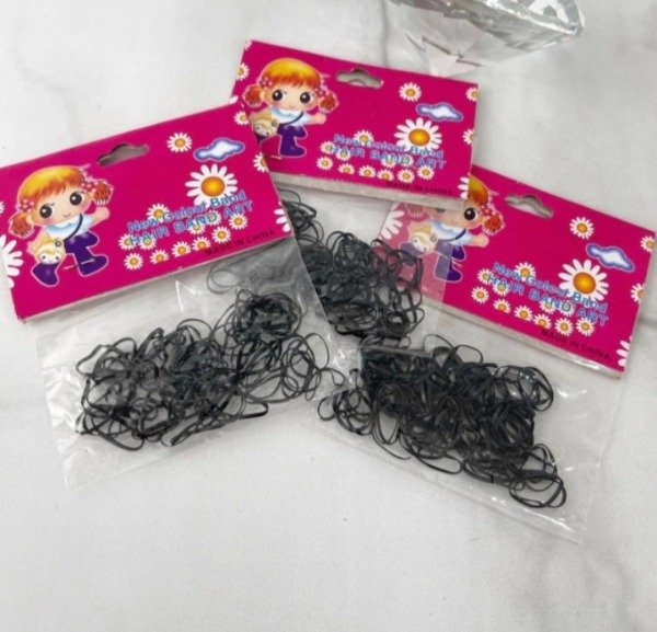 Producto - GOMITAS PARA EL PELO NEGRAS