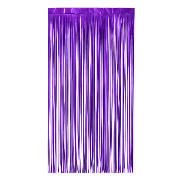 Producto - Cortina metalizada Violeta