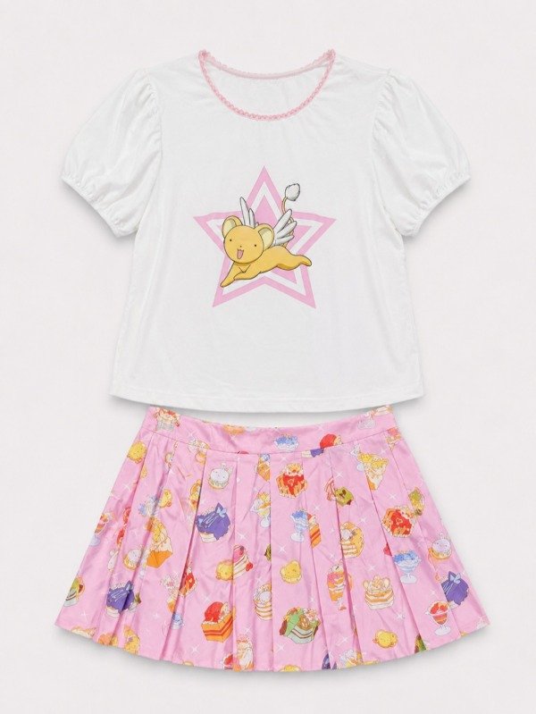 Producto - Conjunto Remera y Falda Sakura