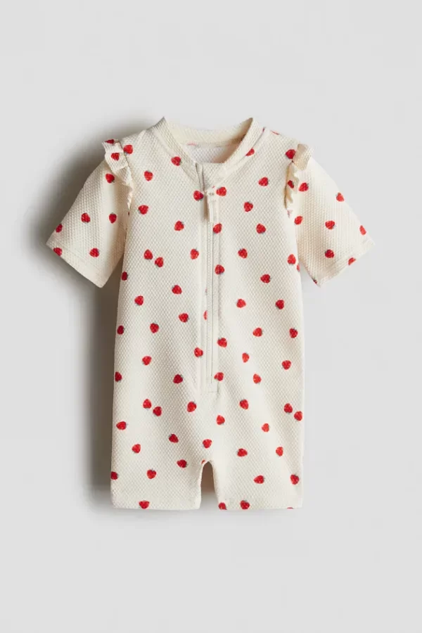 Producto - Traje de baño HyM frutillas con protección UV 50 - 0