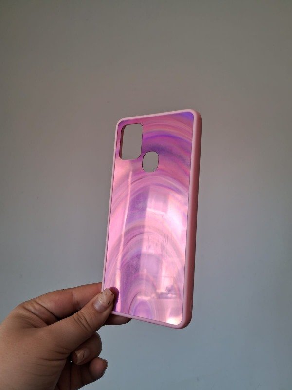 Producto - Funda tornasolada rosa