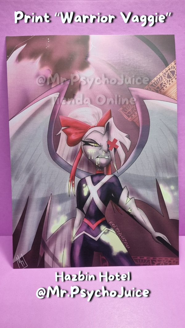 Producto - Print Vaggie Warrior - Hazbin Hotel