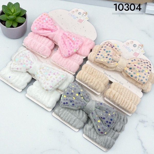 Producto - Set de vincha + muñequeras Lentejuelas