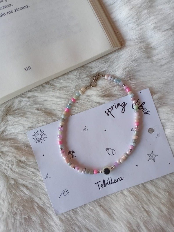 Producto - Tobillera ojo turco pastel