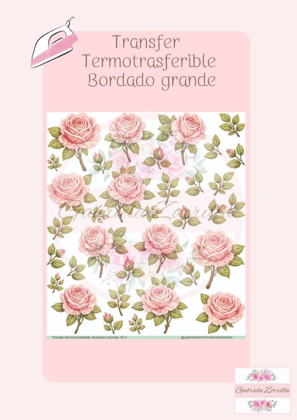 Producto - Transfer Termo bordado grande 6