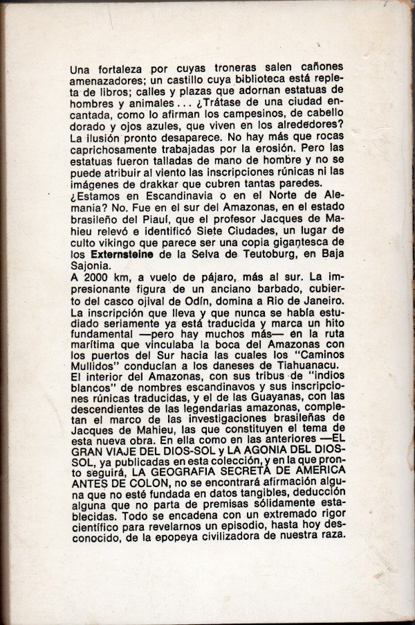 Producto - Drakkares en el Amazonas - Jacques de Mahieu - 1