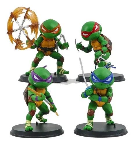 Producto - Tortuga Ninja Tmnt Combo X 4 Michael Leo Donatello Raphael