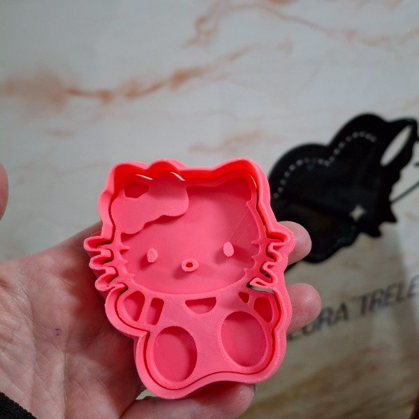 Producto - Kitty entera relieve Cortante con estampador